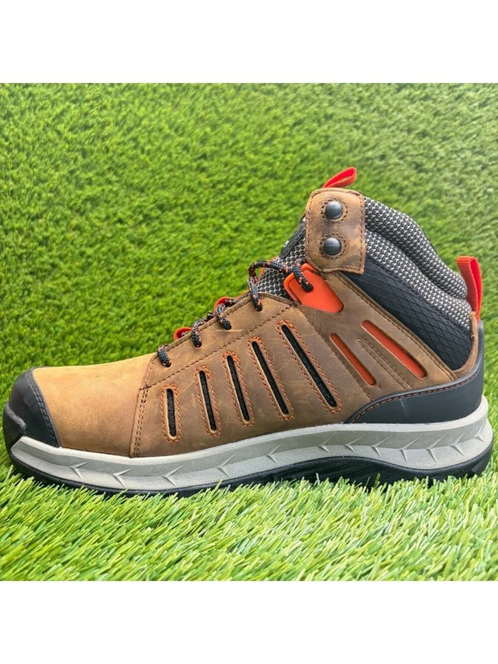 Timberland Pro Trailwind Mens Size 9.5 Brown Waterproof Composite Toe Work Boots